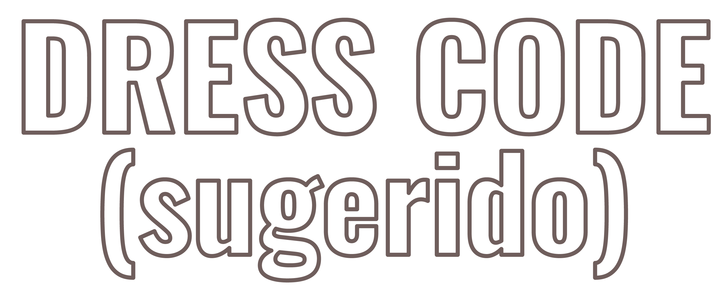 Dress Code sugerido